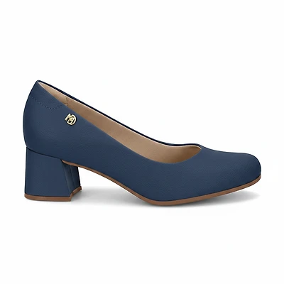 AVA Navy Faux Leather