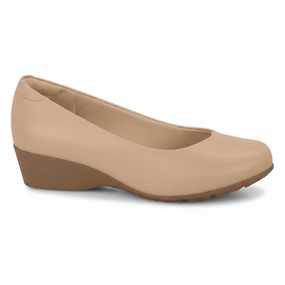 BERIT Beige Faux Leather