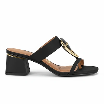 JUNIPER Black Faux Leather