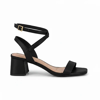 EDANA Black Faux Leather