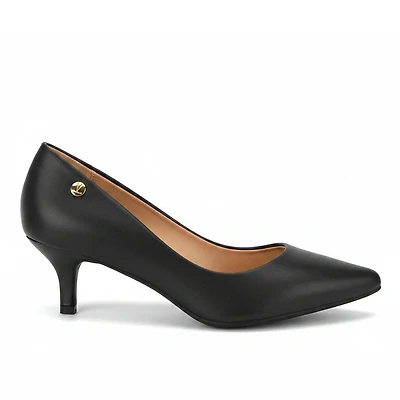 ALINA Black Faux Leather