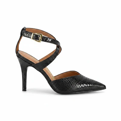 KAIRA Black Faux Leather