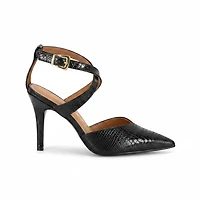 KAIRA Black Faux Leather