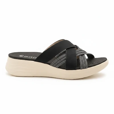 CORABEL Black Faux Leather