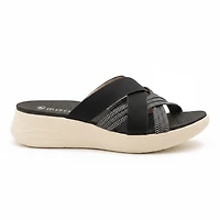 CORABEL Black Faux Leather