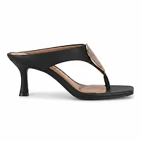 EIRA Black Faux Leather