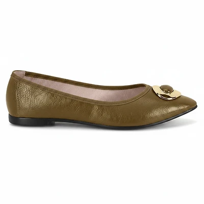 MARIVIN Olive Faux Leather