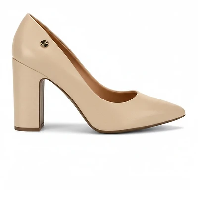 LETA Beige Faux Leather