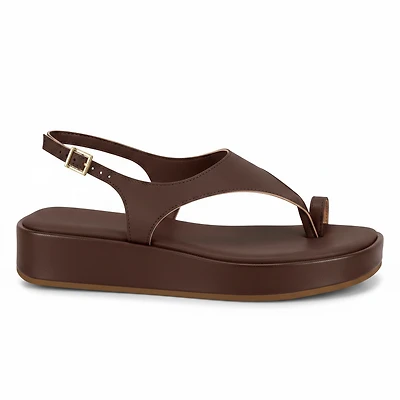 AEVA Chocolate Faux Leather