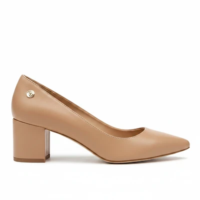 BRAY Beige Faux Leather
