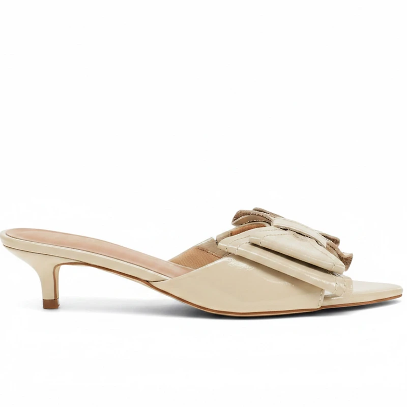 FIORA off white patent leather