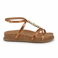 ALENA Bronze Faux Leather