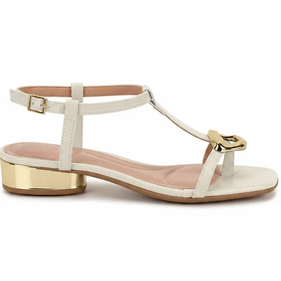 JALENA White Faux Leather