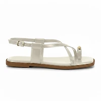 GAIA White Faux Leather
