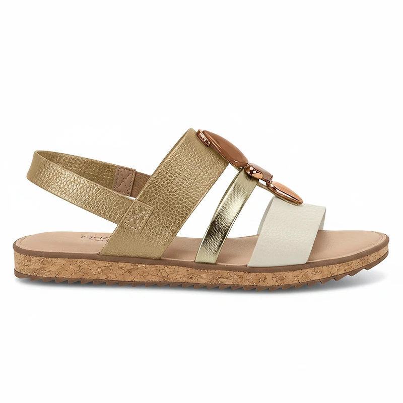 TESSA Gold Faux Leather