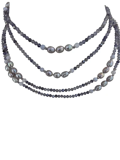 GRAY PEARL NECKLACE
