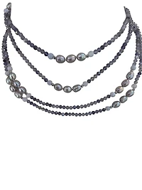 GRAY PEARL NECKLACE