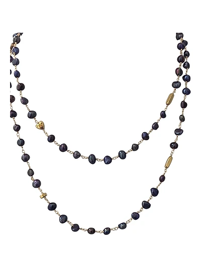 MIDNIGHT PEARL CHAIN