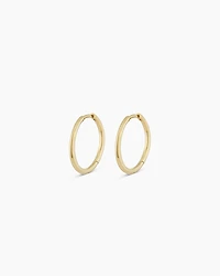 14k Gold Classic Huggies