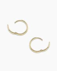 14k Gold Classic Huggies