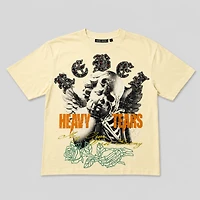 REBEL MINDS Crop T-Shirt con Rhinestones