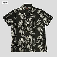 Rebel Jack Camisa  Floral Negra
