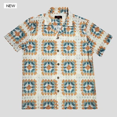 Rebel Jack Camisa Diseño Geometrico Tan