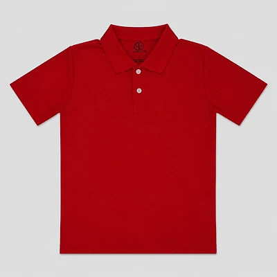 Quality Club – Polo Escolar de Microfibra para Niños y Niñas
