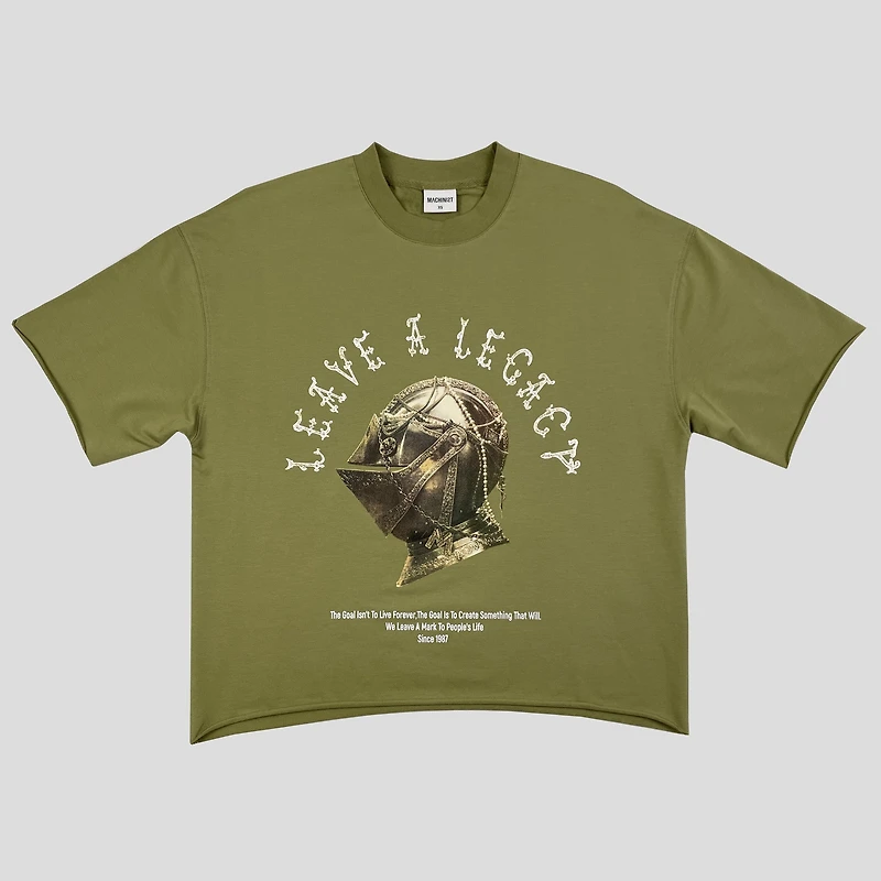 Machinist Helmet & Technical Crop T-Shirt