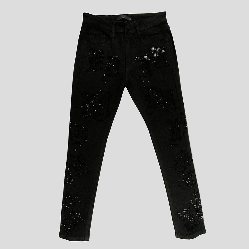KDNK Rhinestones Skinny Jeans