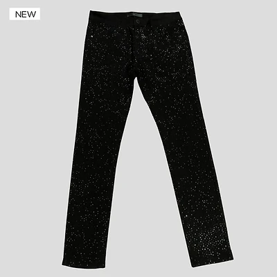 KDNK Color Rhinestone Skinny Jeans