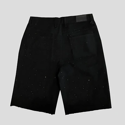 KDNK Shorts Mahon Rhinestones Negros