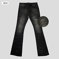 Black Rhinestone Jeans (KNDK4896)