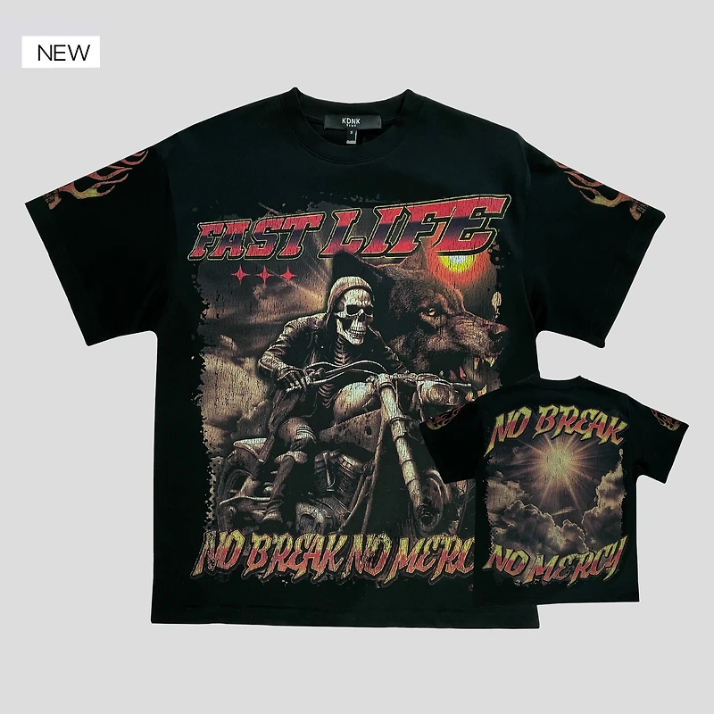 KDNK T-Shirt “Fast Life” Graphic