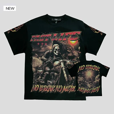 KDNK T-Shirt “Fast Life” Graphic