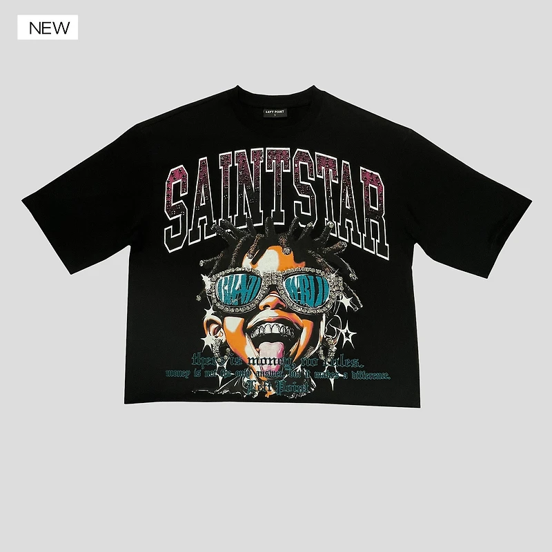 Left Point Crop Top T-Shirt (S25-1579)