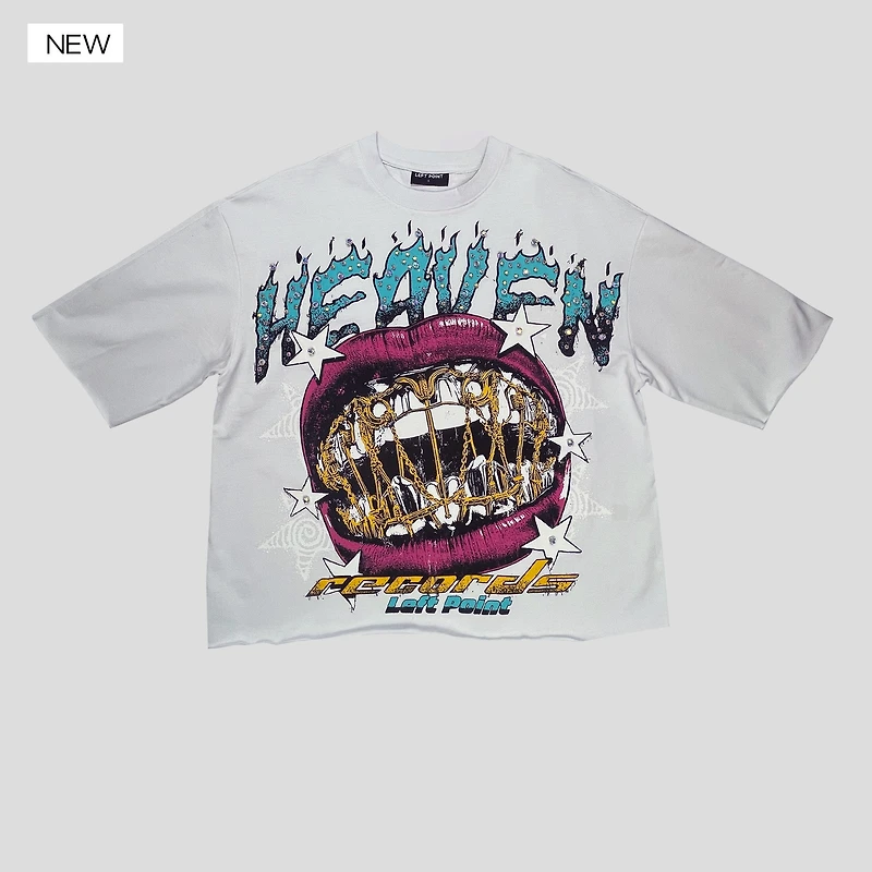 Left Point Crop Top T-Shirt (S25-1582)