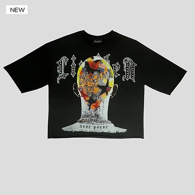 Left Point Crop Top T-Shirt (S25-1583)