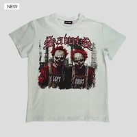 Left Point Boys “Saints” T-Shirt con Rhinestones