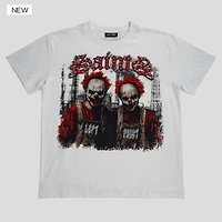 Left Point Boys “Saints” T-Shirt con Rhinestones