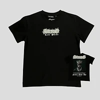 Left Point Boys “Strong” T-Shirt con Rhinestones