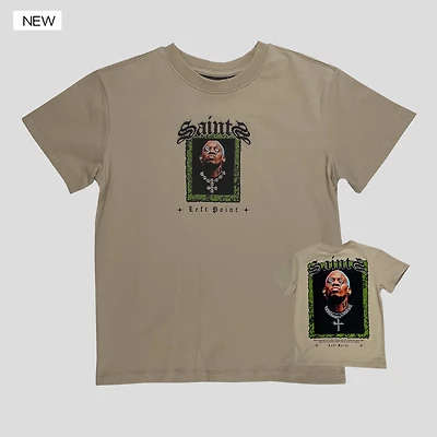 Left Point Boys “Saints” T-Shirt con Rhinestones