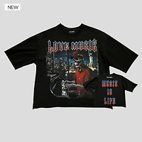 Left Point Cropped T-Shirt