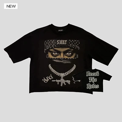 Left Point Crpped T-Shirt