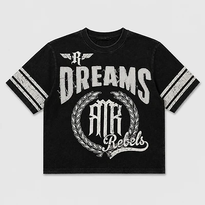 REBEL MINDS – Crop Oversized T-Shirt "Dreams Air Rebels"