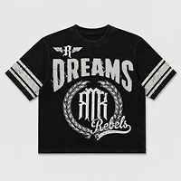 REBEL MINDS – Crop Oversized T-Shirt "Dreams Air Rebels"