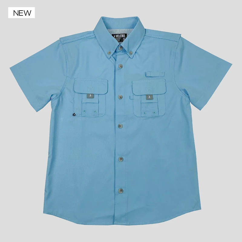 Velero Kids Fishing Shirt (V35810)