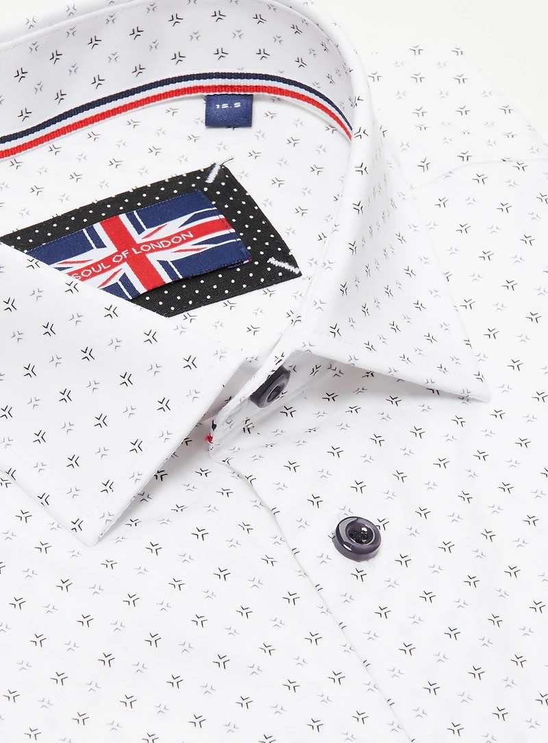 Chemise habillée à micro branches