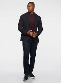 Veston en tricot marine