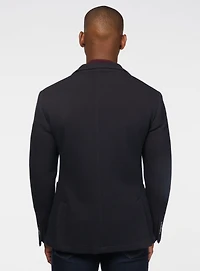 Veston en tricot marine